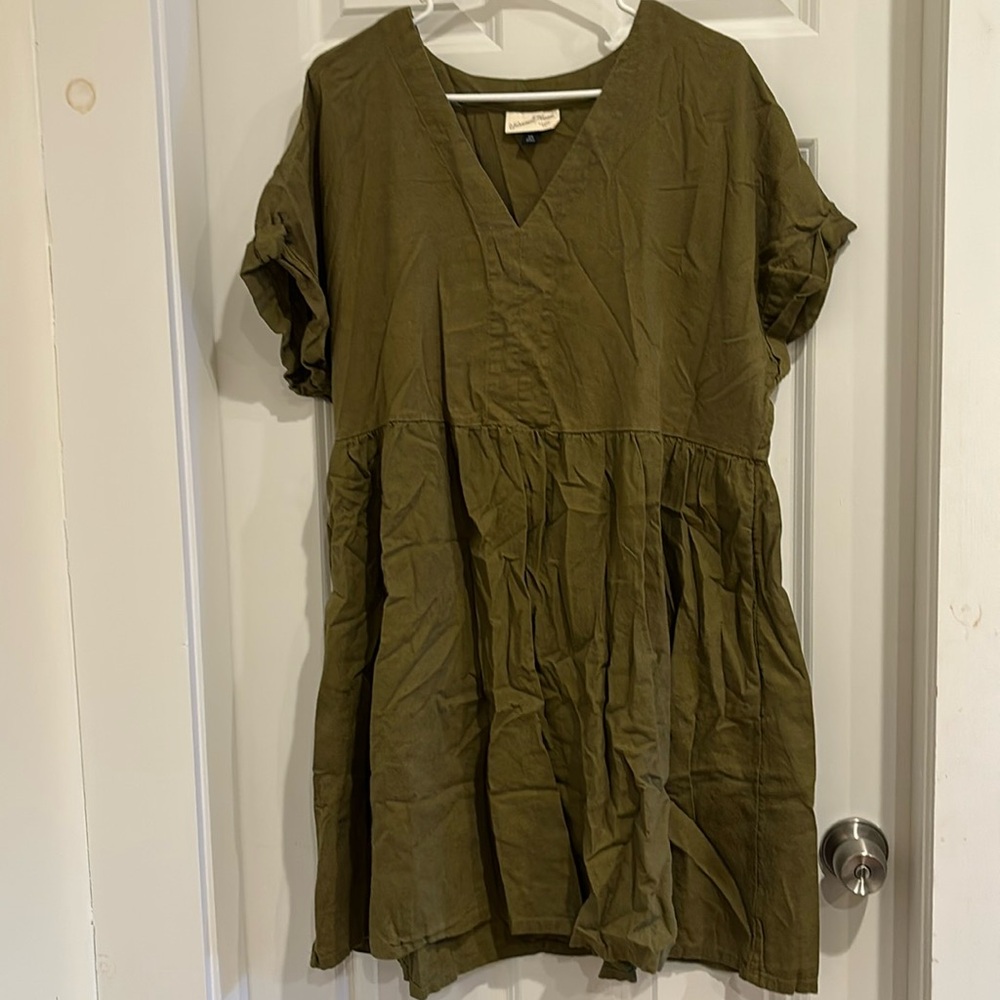 XXL green dress with pockets from universal thread co